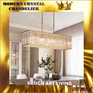 CT003A003 SOTMIA แชนเดอเรีย ตกแต่งห้อง นั่งเล่น ตกแต่งห้องอาหาร แชนเดอเรียโคมไฟ CHANDELIER MODERN CRYSTAL โคมไฟ คริสตัล