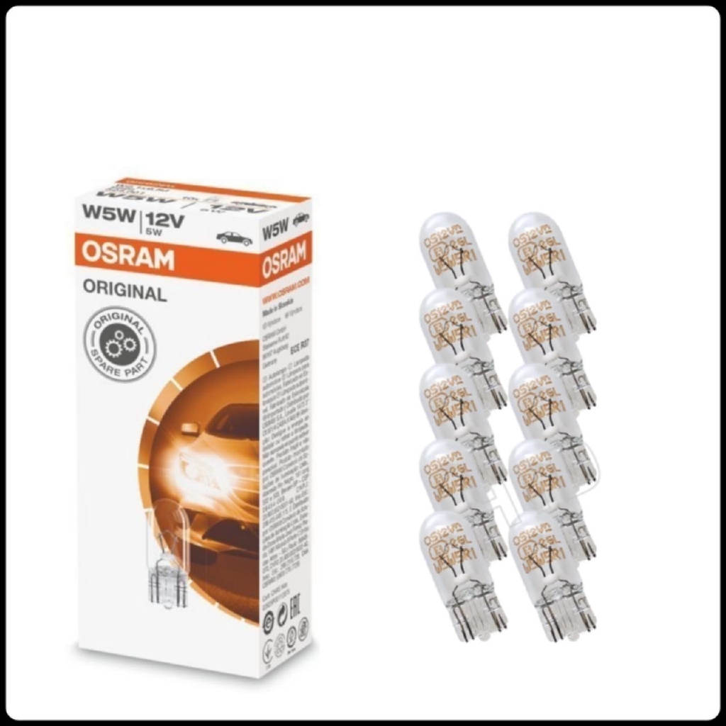 Osram T10 12V ( 1 กล่อง 10 ชิ้น )