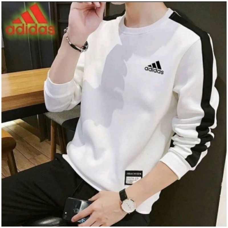 ADIDAS อาดิดาส เสื้อยืดแขนยาวผู้ชายเทรนด์เสื้อท่อนล่าง เสื้อยืดแฟชั่นยาวผู้ชาย อาดิดาส