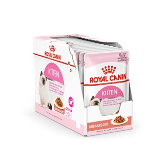 ROYAL CANIN โรยัล คานิน อาหารสำหรับลูกแมว อายุ 4-12 เดือน 85 กรัม (แพ็ค 12 ซอง)