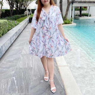 Lucy dress||เดรสไซส์ใหญ่||พลัสไซส์||เดรสสาวอวบ||ชุดสาวอวบ||plussize||เสื้อผ้าสาวอวบ