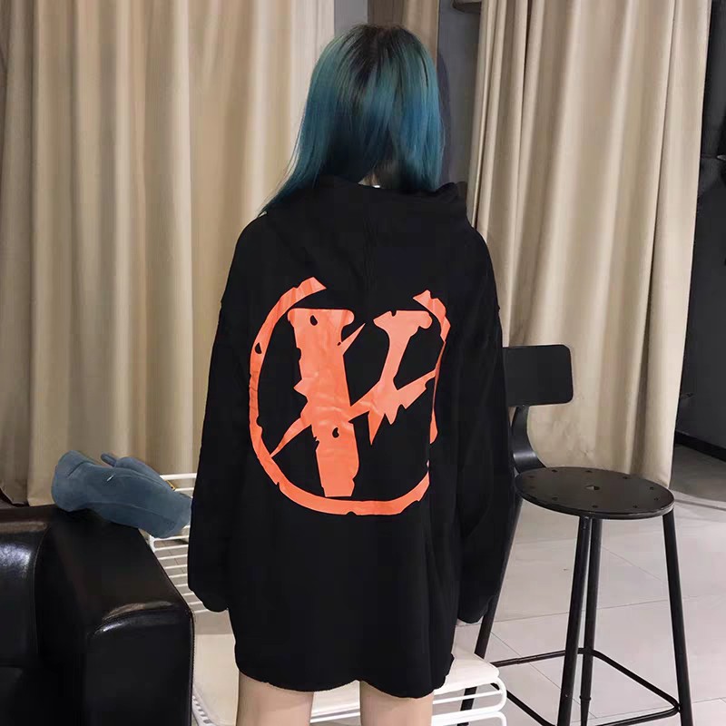 VLONE X FRAGMENT Hype Streetwear เสื้อฮู้ดคู่