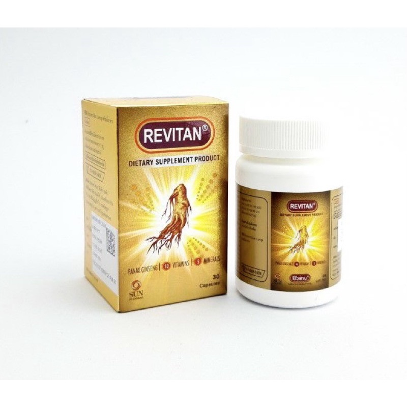 ล๊อตใหม่ล่าสุด รีไวแทน Revitan ผลิตภัณฑ์อาหารเสริม บำรุงร่างกายผู้ชาย รับประทานวันละ 1แคปซูล หมดอายุ 1/2026