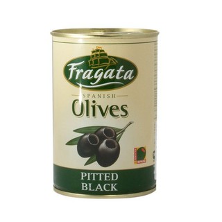 Fragata Pitted Black Spanish Olives 400g ฟรากาต้ามะกอกดำสเปนแบบหลุม 400 กรัม