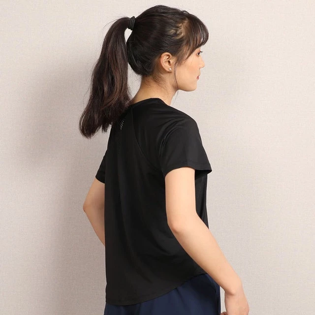 เสื้อยืดตาข่ายแขนสั้น ระบายอากาศ Plus Size S-4XL ผู้หญิง thumbnail 7