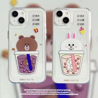 เคสโทรศัพท์มือถือ กันกระแทก ลายกระต่ายหมีบราวน์ เคนนี่ สําหรับ iPhone13 X Xs Xr XsMAX 11 12 12Pro 12ProMAX