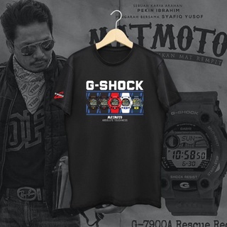 คอตต้อนคอกลมเสื้อยืด G-Shock MatmotoS-5XL