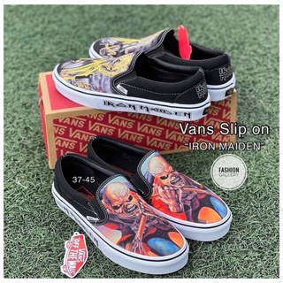 รองเท้าผ้าใบ Vans Slip on “IRON MAIDEN” มี 2 ลาย สุดฮิต ใส่ได้ทั้งผู้ชายและผู้หญิง พร้อมส่ง