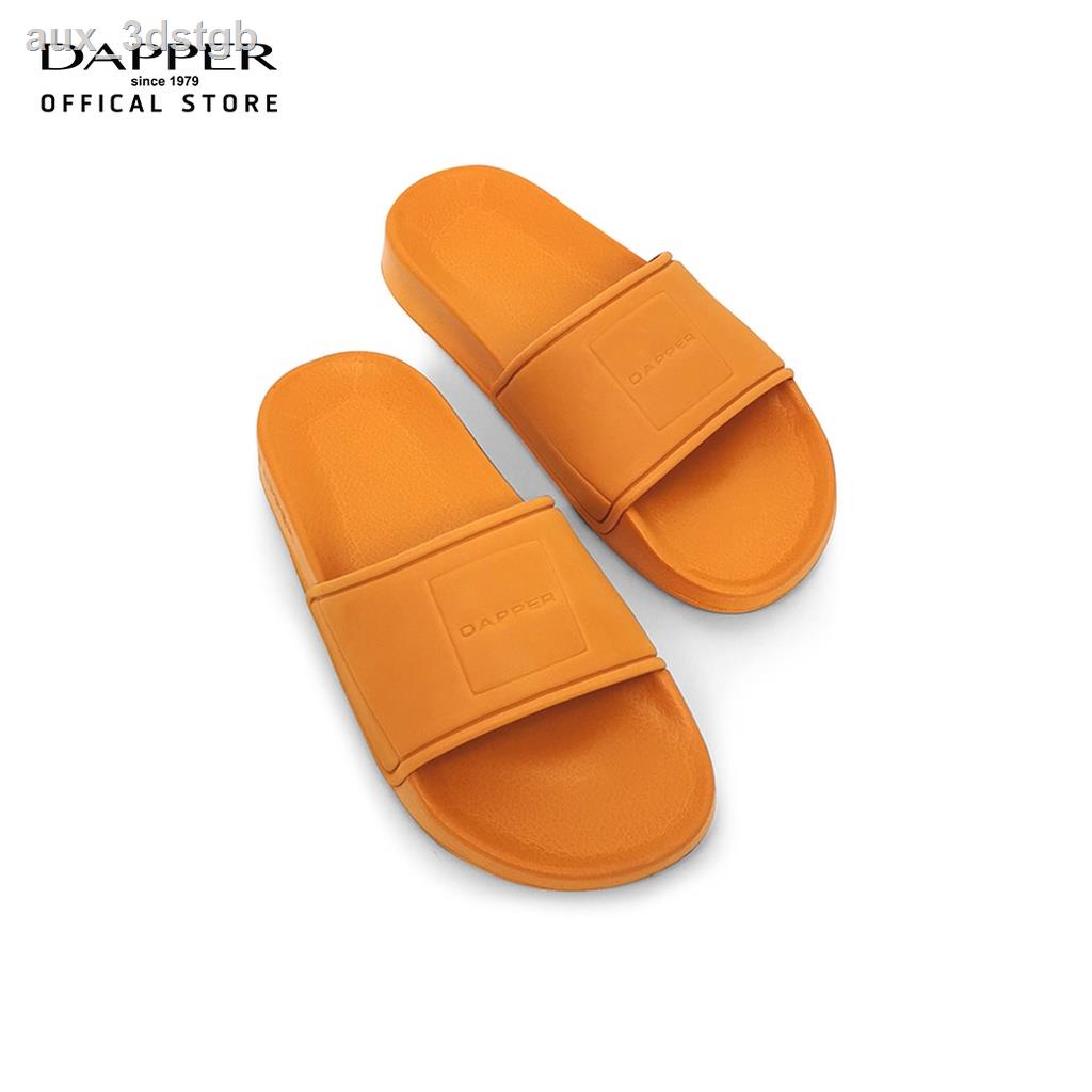 ❍●▦DAPPER รองเท้าแตะแบบสวม Monochrome Pool Slide Sandals สีส้ม (HSKO1636SL)