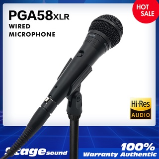 ไมโครโฟน SHURE PGA58-XLRพร้อมสายไมค์กล่องไมค์โครโฟนไมโครโฟนแบบมีสายของรุ่น PGA58 ยี่ห้อ SHURE จัดส่งได้ทันทีใช้งานง่ายแล