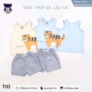 ชุดเสื้อกล้ามเด็ก 3-6เดือน 6-12เดือน เนื้อผ้าcotton100% นิ่มมาก