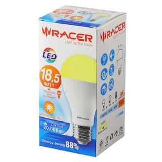 หลอด LED RACER A60 18.5 วัตต์ DAYLIGHT/ WARMWHITE E27