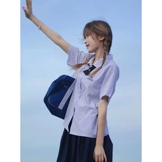🔥พร้อมส่ง🔥ชุดนักเรียนไทย jk หลวม คอกลม แขนสั้น เสื้อ กระโปรงจีบ สูท กระโปรงหลากสไตล์ให้เลือก ชุดนักเรียนหญิง