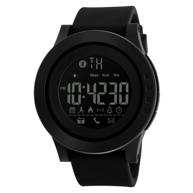 SKMEI นาฬิกา Smart watch (ของแท้ 100% พร้อมกล่องใบ) เชื่อม Bluetooth ต่อโทรศัพท์ นับก้าวเดินนับแคลอรี่ได้จริง SK-1255