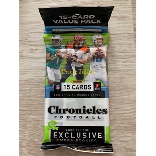 2020 Panini Chronicles Football Value Pack (15 Cards)