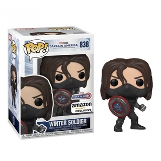 Funko Pop! โมเดลตุ๊กตาไวนิล The Avengers』Captain America: The Winter Soldier Bucky Barnes ของเล่นสําหรับเด็ก