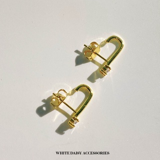 Polly 18K Gold Plated Earring ต่างหู Earring ต่างหูแฟชั่น  #WD211