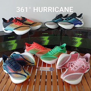 UNDER2KRUN : 361° Hurricane Running Shoes รองเท้าวิ่ง คาร์บอน carbon ของแท้ มือหนึ่ง