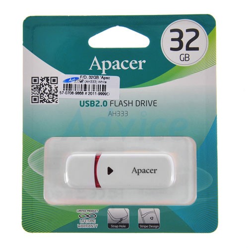 32GB 'Apacer' (AH333) White