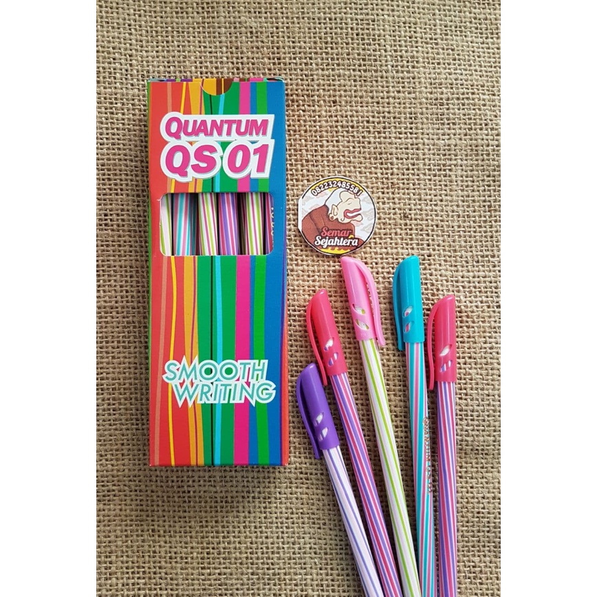 [แพ็ค] QUANTUM QS 01 STANDARD THREAD PEN (12 ชิ้น)