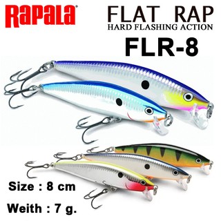 เหยื่อปลอม RAPALA FLAT RAP รหัส FLR-8