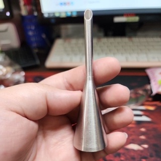 หัวบีบไส้ขนม หัวบีบไส้เอแคลร์ หนาพิเศษ 5mm ความยาว8.5cm