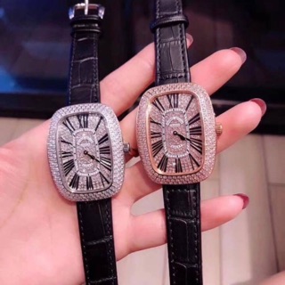 Franck Muller นาฬิกาผู้หญิง ระบบถ่าน 2 สี