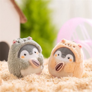 Cute Penguin Plush Doll New Cartoon Koupen Chan Animal Plush Toys Kawaii Anime Hamster Key Chain Ring Bag Pendant Gift for Girls