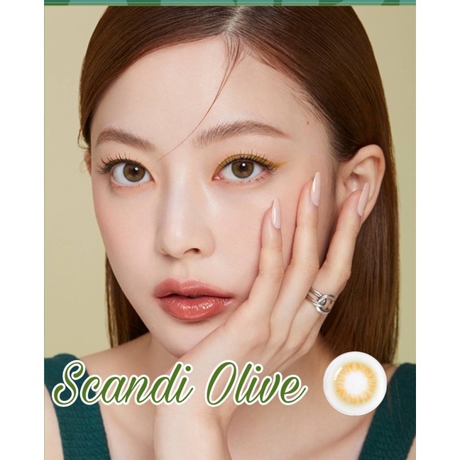 คอนแทคเลนส์ Scandi Olive - Gaezz Secret สีเขียวมะกอกขนาดมินิ มีสายตาถึง -10.00 - รูปที่ 6