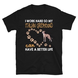 เสื้อยืดผ้าฝ้ายพิมพ์ลายคลาสสิก พร้อมส่ง เสื้อยืดแขนสั้น พิมพ์ลาย Italian Greyhound หลากสีสัน สําหรับผู้ชาย และผู้หญิง