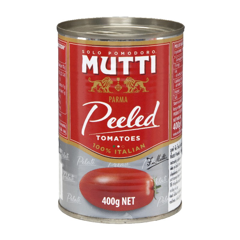 มูตติ มะเขือเทศปอกเปลือก 400 กรัม Mutti peeled tomatoes 400 g