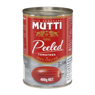 🔥ยอดนิยม!! มูตติ มะเขือเทศปอกเปลือก 400 กรัม Mutti Peeled Tomatoes 400 g