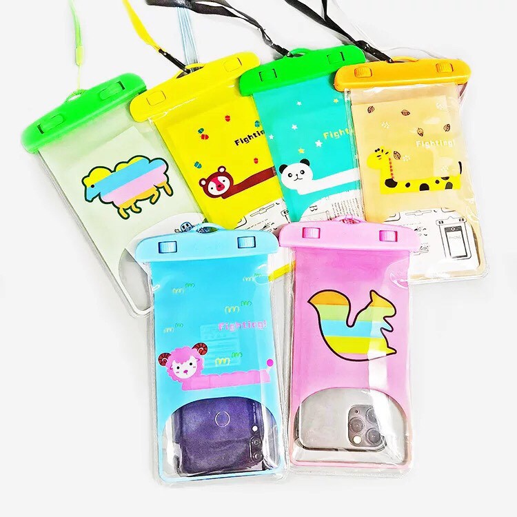 ซองกันน้ำโทรศัพท์มือถือ ซองกันน้ำ ซองกันน้ำมือถือ กระเป๋ากันน้ำ ถุงกันน้ำ ใช้ได้กับมือถือทุกรุ่น ถุง