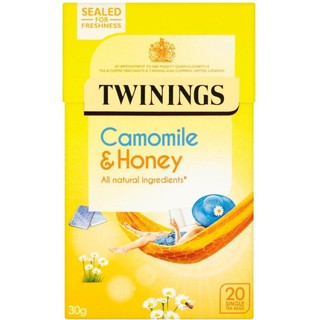 Twinings Camomile and Honey Tea ทไวนิงส์ คาโมมายส์และน้ำผึ้ง ชาอังกฤษ (UK Imported) 1.5กรัม x 20ซอง