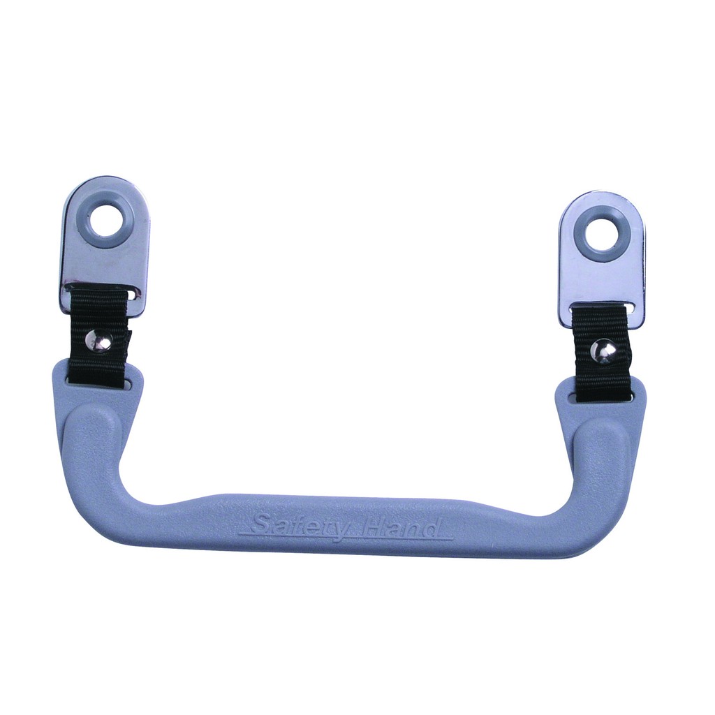 LEOMAX มือจับเบาะหลัง ติดตั้งกับแกนคอหมอนหนุนศีรษะ รุ่น safety Hand Model No. HD-10 แพค 1 ชิ้น (สีเทา)