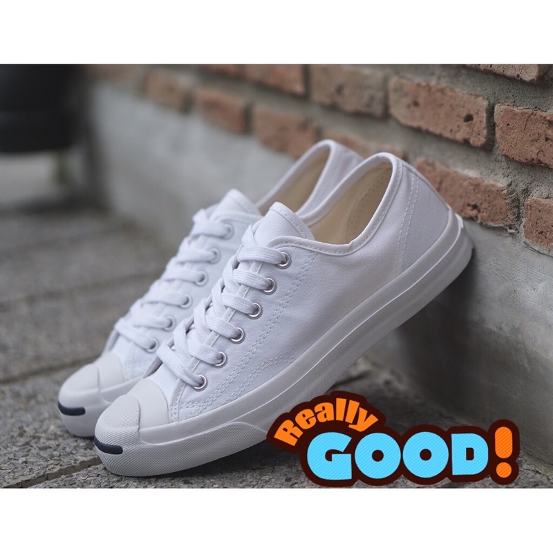 รองเท้าผ้าใบ Jack Purcell สีขาว ส่งฟรีEMS โค้ดลด80