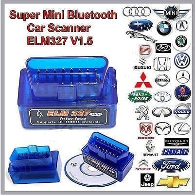 Elm327 Mini Obd Obd2 Bluetooth Wirelesscarscanner เครื่องมือสแกนรถยนต์โดย Adn