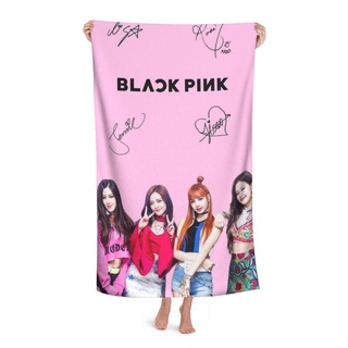 ผ้าขนหนูไมโครไฟเบอร์ ลายศิลปินเกาหลี Blackpink ขนาดมาตรฐาน 80x130 ซม. สําหรับอาบน้ํา ทุกเพศ