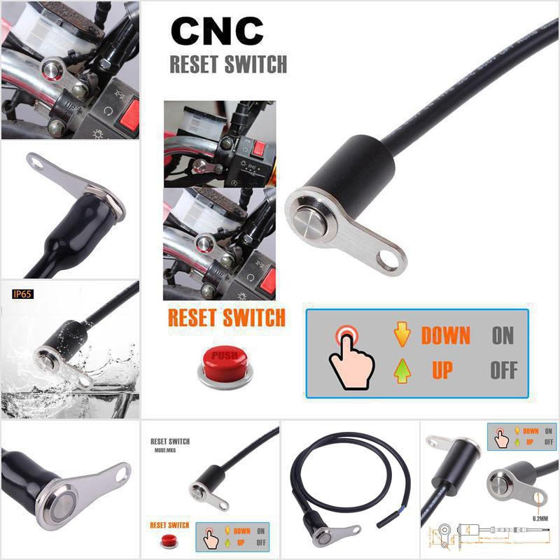 [LHGC] 12V Universal Motorcycle Handlebar Reset Switch Button Engine ON
