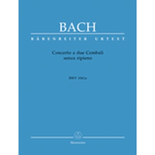 Bach, Johann Sebastian Concerto a due Cembali senza ripieno BWV 1061a (BA5245)