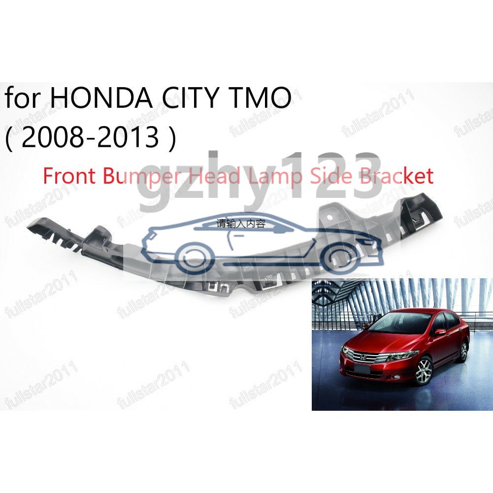 Honda CITY TMO 2008 2009 2010 2011 2012 2013 คลิปยึดกันชนหน้า ไฟหน้า ไฟหน้า รองรับตัวยึด อะไหล่หมายเลข L:71140-TM0-T00 R:71190-TM0-T00