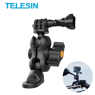 Telesin เมาท์ขาตั้งกล้อง โลหะ หมุนได้ 360 องศา อุปกรณ์เสริมกล้อง สําหรับสมาร์ทโฟน GoPro hero 10 9 8 7 6 5 4 Action insta360