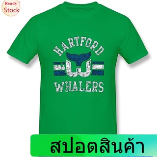 เสื้อยืดแขนสั้น Givmegjvnd Men Hartford Whalers T Shirt Sports T-shirt