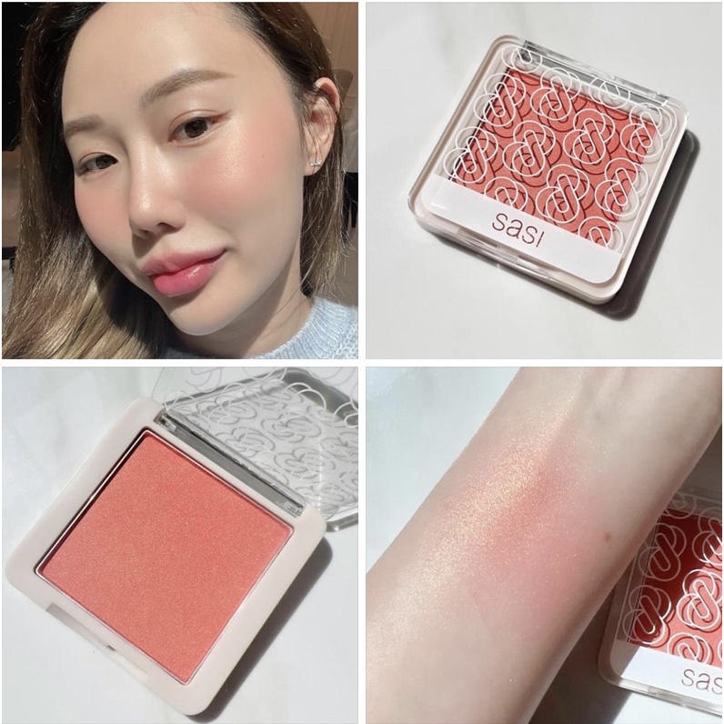 บลัชออน Sasi Girls Can Shine & Be Bold Blush on ศศิ บลัชออนศศิ ปัดแก้ม บลัชเชอร์ ปัดแก้มชิมเมอร์ แมท
