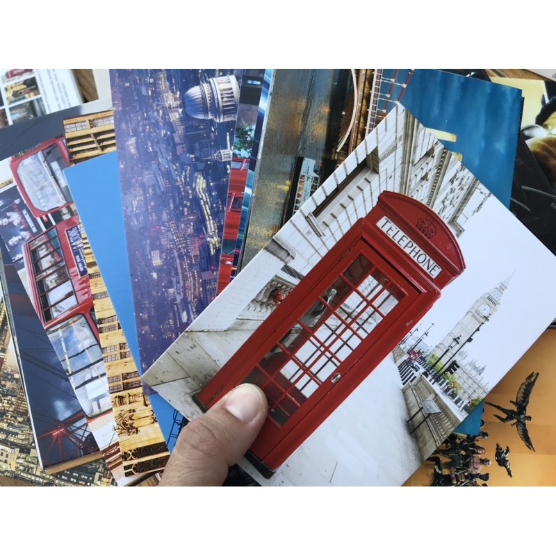 โปสการ์ดลอนดอน London ขนาด 5.5x4นิ้ว ภาพถ่ายจากสินค้าจริง รูปที่ 3