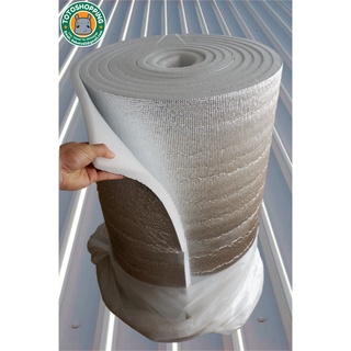 ฉนวนพีอีเคลือบฟอยล์ หนา20mm กว้าง90cm ยาว10m.Insulation Epe Foam Roll 20mm.90cm 10m