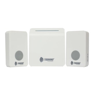 Wireless doorbell WIRELESS DOOR BELL E-288-2T TOSHINO buzzer Electrical work กริ่งไร้สาย กระดิ่งไร้สายแบบเสียบปลั๊ก TOSH