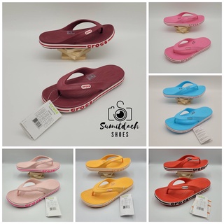 รองเท้าแตะแฟชั่น ทรงหนีบ สไตล์ Crocs Bayaband Flip (Unisex)