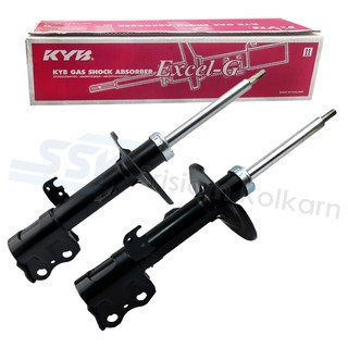 KYB โช๊คอัพหน้า ( 25606447&amp;25606430 ) TOYOTA ALTIS 2008 CNG แก๊ส ขวา-ซ้าย(คู่)