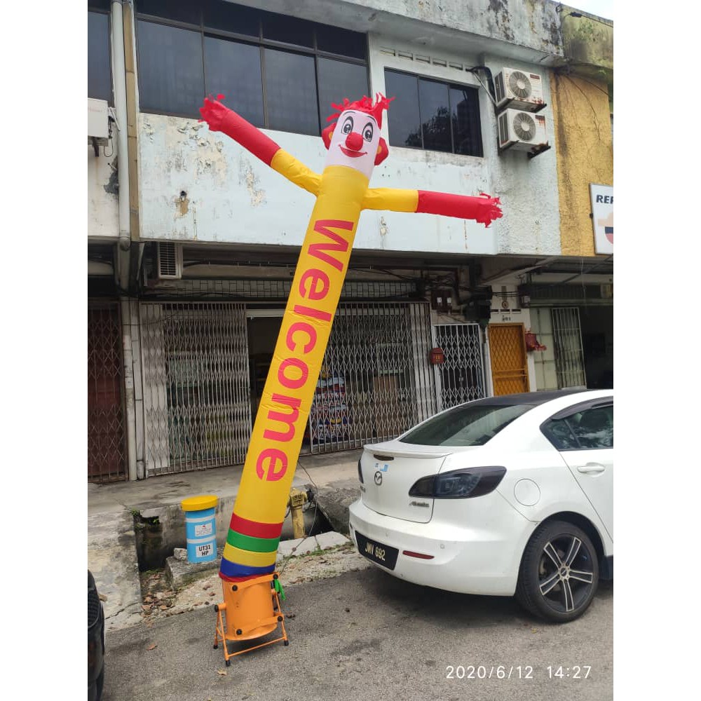 Sky Dancer ยินดีต้อนรับ Colourful สําหรับเครื่องเป่าลมขนาด 12 นิ้ว 2 พิมพ์ด้านข้าง